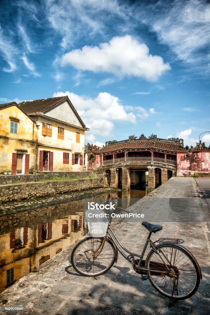 Überdachte japanische Brücke Hoi An – Vietnam - Lizenzfrei Brücke Stock-Foto