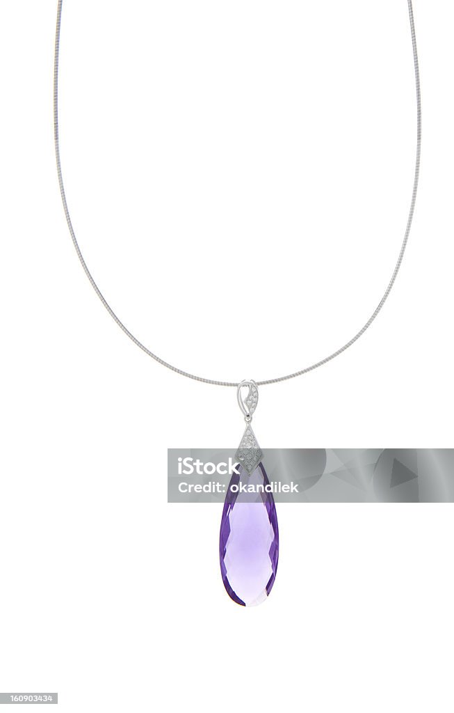 Roxo neckless - Foto de stock de Colar royalty-free