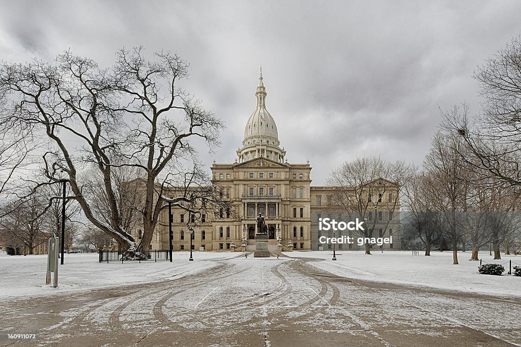 Capitole de l'État du Michigan - Photo de Michigan libre de droits