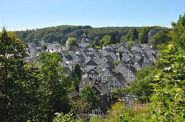 Freudenberg, Germany - a village of half-timbered houses