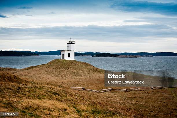 Cattle Point Lighthouse Stock Photo - Download Image Now - Cattle Point Lighthouse, Beacon, Building Exterior