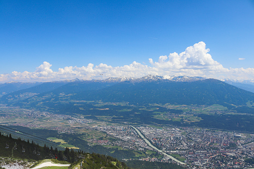 High angle view at Innsbruck, Austria