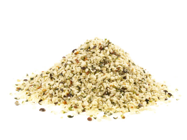 istock Shelled Hemp Seed - Healthy Nutrition Isolated 1609224778