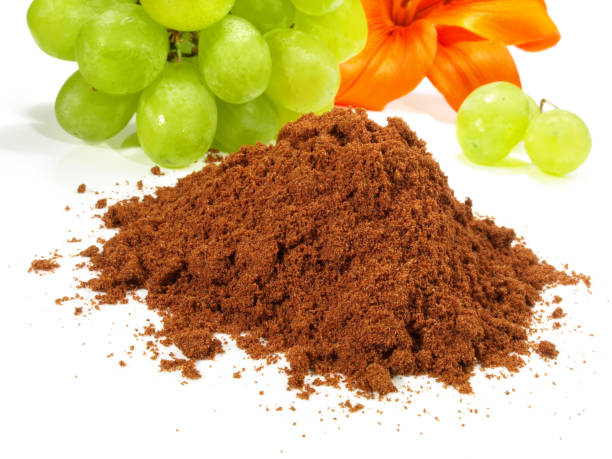 OPC Grape Powder on white Background