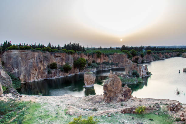 istock Exploring Khelidia's Vast Mountain Lake in Tunisia 1609276187