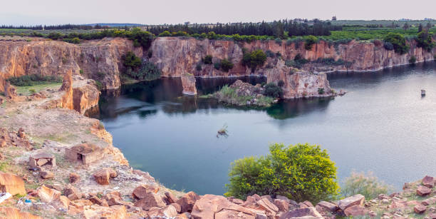 istock Exploring Khelidia's Vast Mountain Lake in Tunisia 1609277991