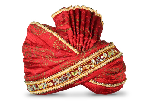 Indian Headgear utiliza en matrimonios blancos o ocassions especiales photo