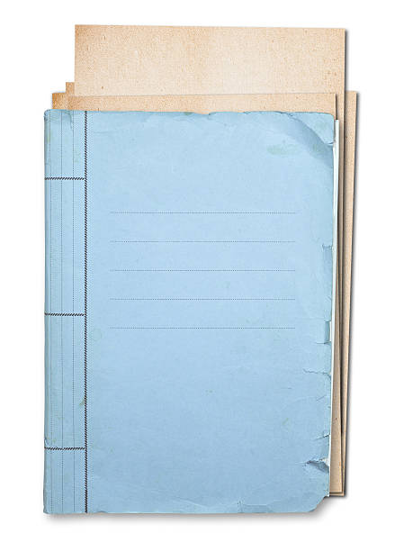 Folder isolated.. Old folder isolated on white background clipping path. old file folder stock pictures, royalty-free photos & images