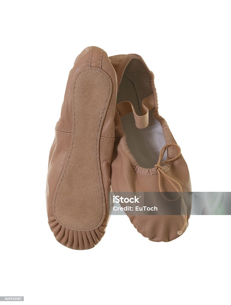 Ballerina-Schuh mit Sohle Blick - Lizenzfrei Ballettschuh Stock-Foto