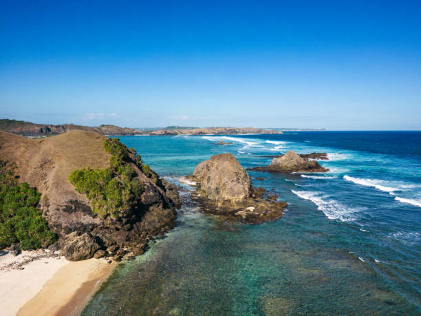 istock Lombok, Indonesia, Beach ocean view landscape 1609356695