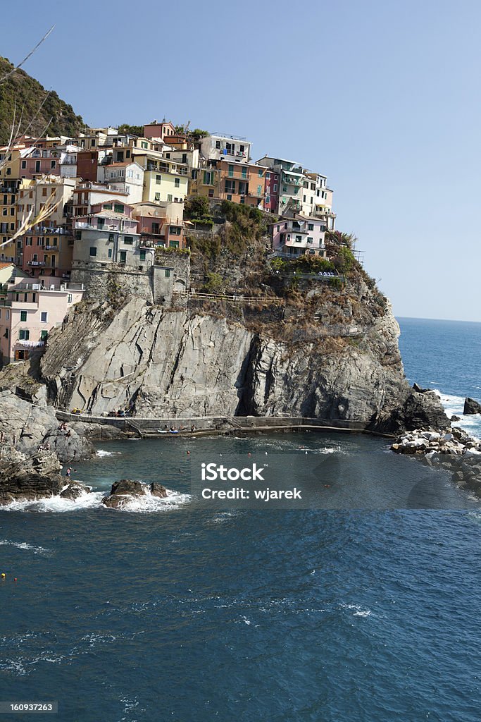 Manarola - Lizenzfrei Bunt - Farbton Stock-Foto