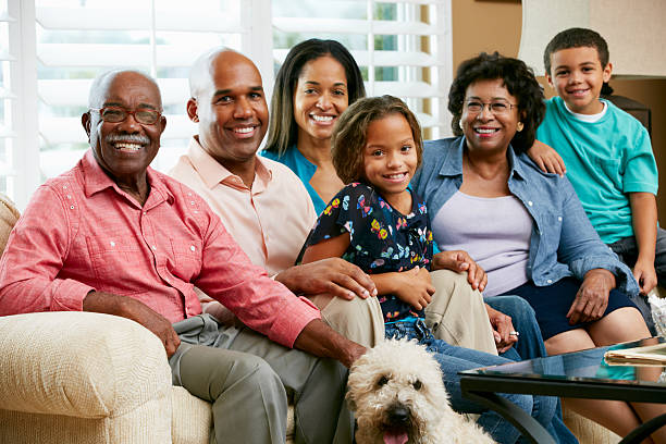 istock Portrait Of Multi Generation Family 160937729