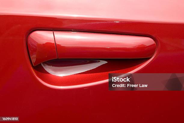 Foto de Carro Vermelho Maçaneta De Porta e mais fotos de stock de Carro - Carro, Cor Vibrante, Fotografia - Imagem