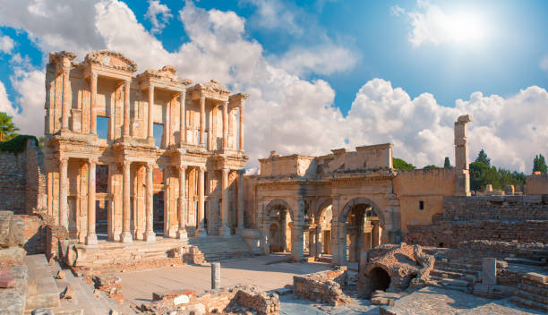 istock Celsus Library in Ephesus - Selcuk, Turkey 1609437776
