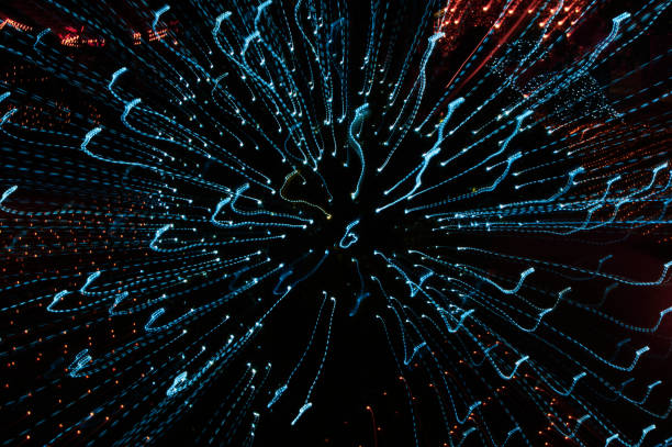 istock Abstract background of colorful light lines 1609452708