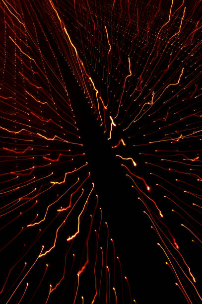 istock Abstract background of colorful light lines 1609453255