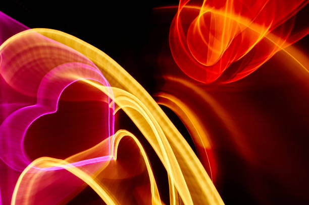istock Abstract background of colorful light lines 1609453259