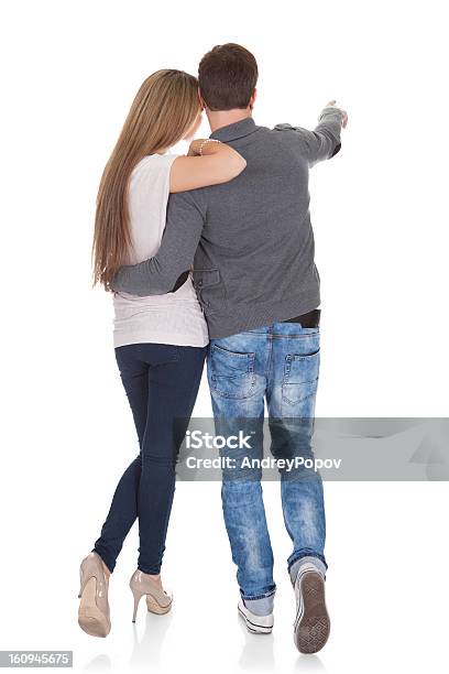 Sweet Partners Hold Hands Stock Photo - Download Image Now - Back to Front, Couple - Relationship, Men