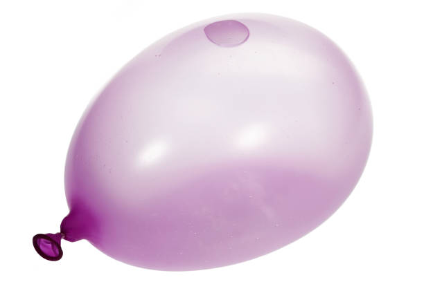 water balloon water balloon isolated on white background water balloon stock pictures, royalty-free photos & images