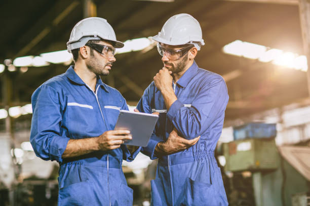 istock young engineer staff worker talking with senior team supervisor consult discuss about working problem 1609465044