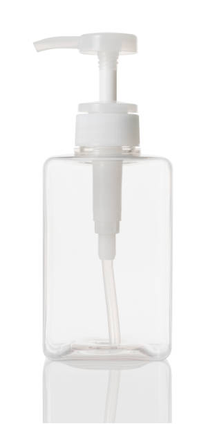 istock close up of a plastic soap bottle on white background 160948423