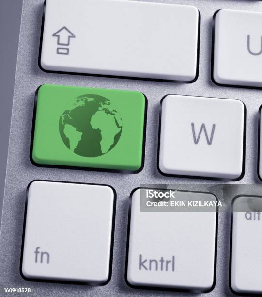 Foto de Teclado Conceitos Terra e mais fotos de stock de Biotecnologia - Biotecnologia, Branco, Camada de Ozônio