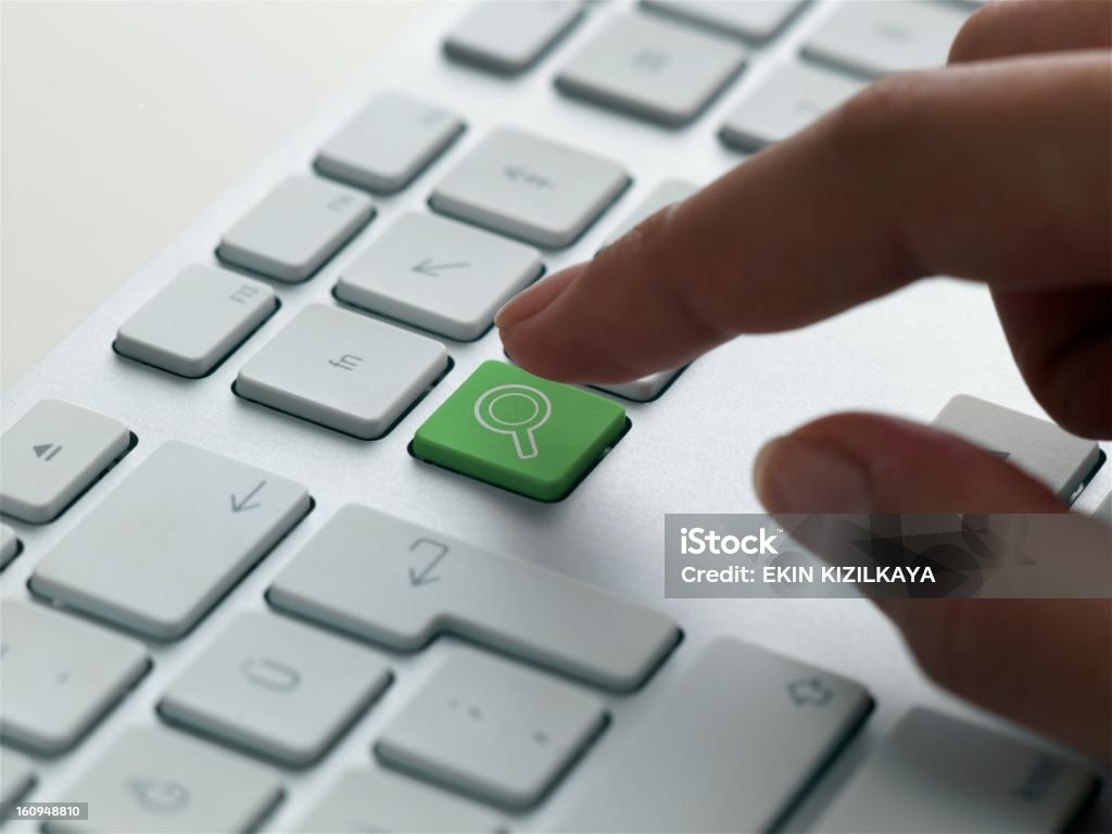 Teclado Mensagem de pesquisa - Royalty-free Acessibilidade Foto de stock