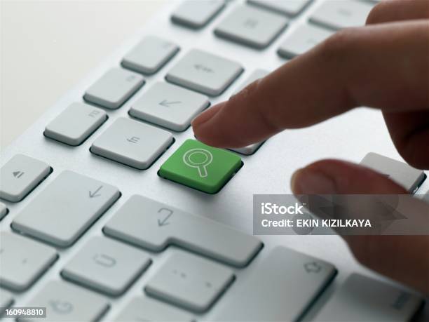 Teclado Mensagem De Pesquisa - Fotografias de stock e mais imagens de Acessibilidade - Acessibilidade, Branco, Computador