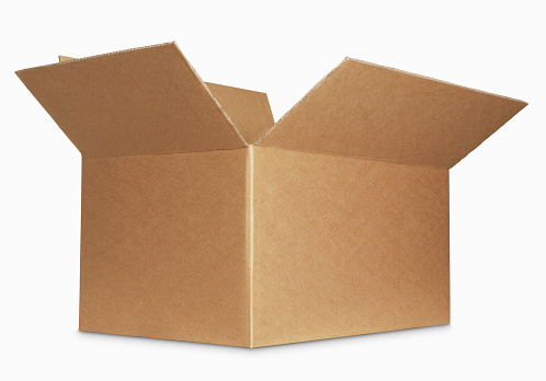box open isolated over a white background