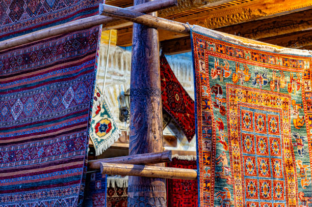 istock Bukhara carpets, Uzbekistan 1609489475