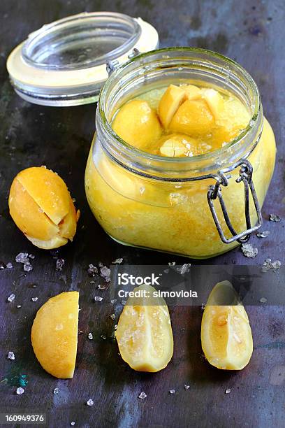Preserved Lemons In Salt Stock Photo - Download Image Now - Citrus Fruit, Close-up, Color Image