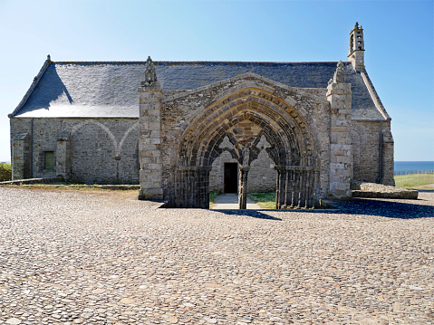 Chapel of Notre-Dame des Grâces at Saint-Mathieu is a headland located near Le Conquet in the territory of the commune of Plougonvelin in department of Finistère in France