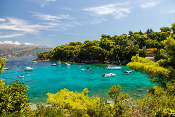 istock The Elaphiti Islands is a small archipelago consisting of several islands stretching northwest of Dubrovnik 1609502586