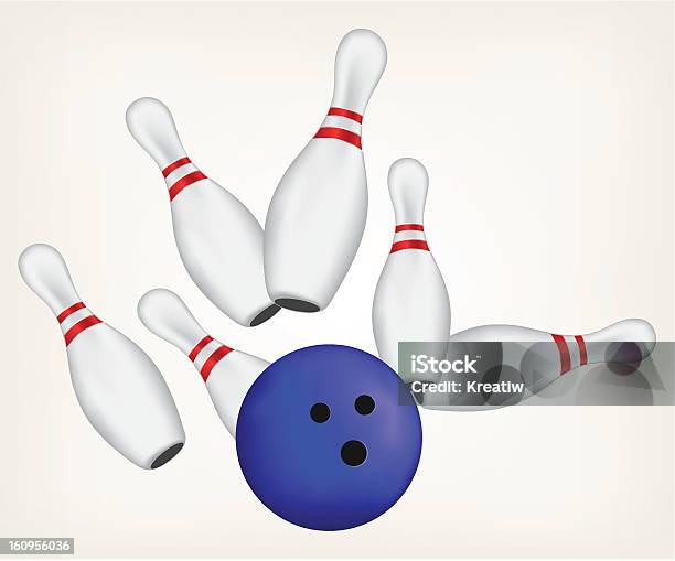 Bowling - Immagini vettoriali stock e altre immagini di Illustrazione - Illustrazione, Immagine, Palla sportiva