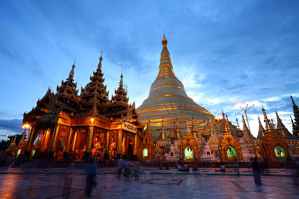 istock Shwedagon Pagoda in twilight 160958475