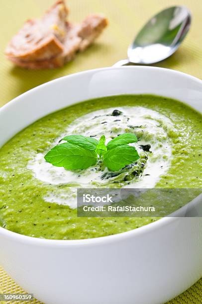 Vegetable Soup Stock Photo - Download Image Now - Appetizer, Bowl, Bread