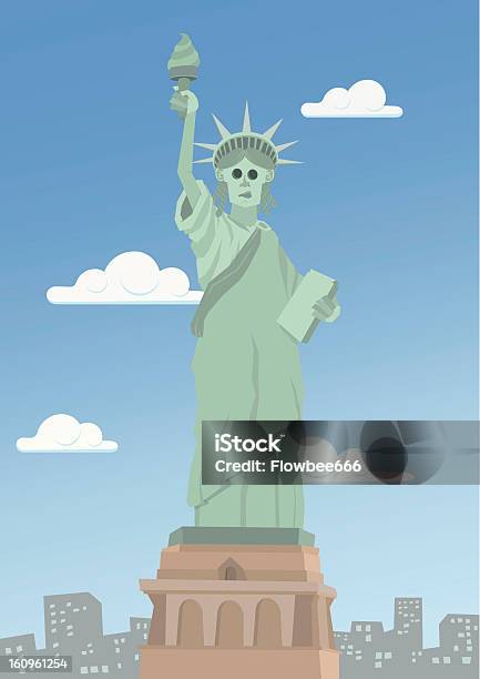 Statue Of Liberty Stock Vektor Art und mehr Bilder von 4. Juli - 4. Juli, Amerikanische Kontinente und Regionen, Aussichtspunkt