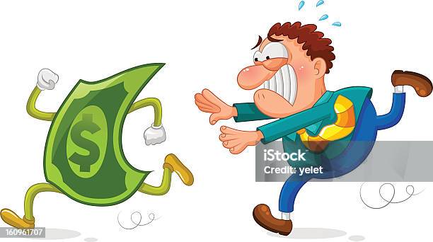 Money Chase Stock Illustration - Download Image Now - Adult, Adults Only, Aspirations