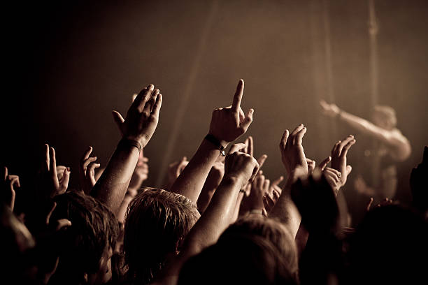 istock Concert crowd - Hands in the air 160961860
