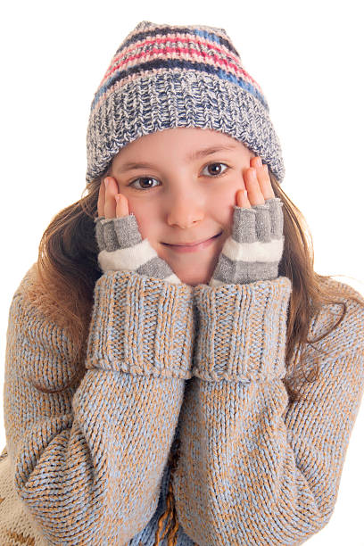 istock Cute girl with hands on her cheeks 160962983