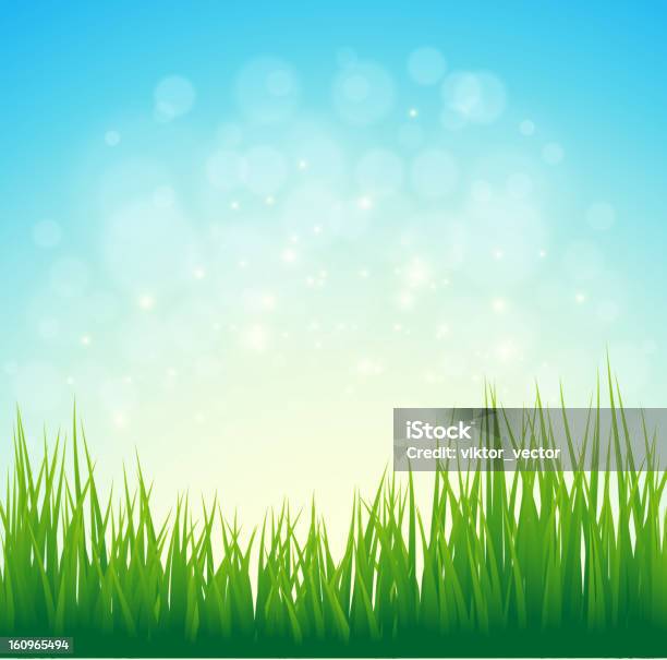 Frühling Hintergrund Stock Vektor Art und mehr Bilder von Bildhintergrund - Bildhintergrund, Frühling, Gras