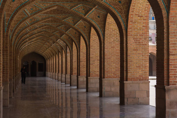 istock Corridor of the Blue Mosque in Tabriz, Iran 1609671819