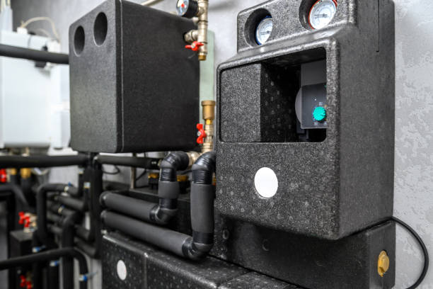 istock Modern electric boiler room in the house 1609682058