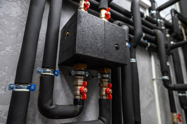 istock Modern electric boiler room in the house 1609683129