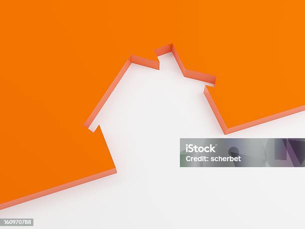 Contour Of House Stock Photo - Download Image Now - Abstract, Apartment, Home Ownership