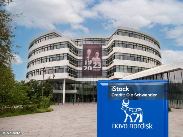 Corporate Headquarters Of Novo Nordisk Stock Photo - Download Image Now - Architecture, Building Exterior, Built Structure