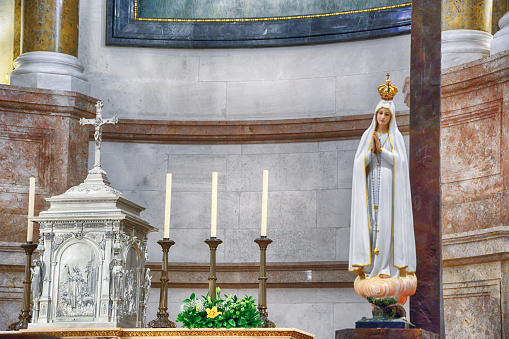 The first Divine Mercy image in the Holy Trinity Church in Vilnius, Lithuania.