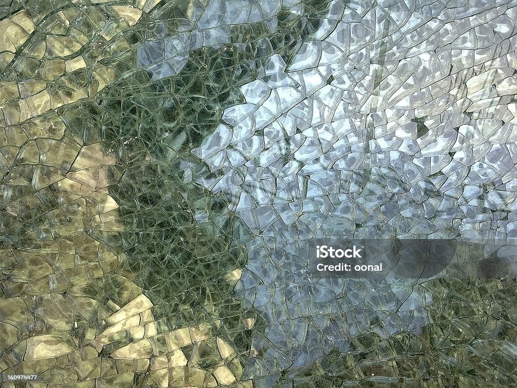 Fraturei abstrato mosaico de vidro - Foto de stock de Abstrato royalty-free