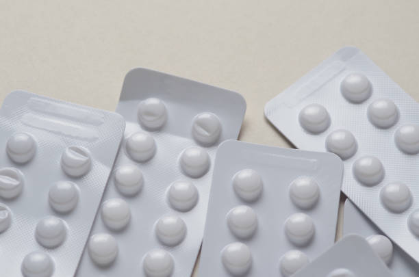 istock The white packs of pills on white 1609816217