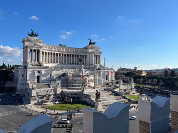 rzym beaty - vittorio emanuele monument zdjęcia i obrazy z banku zdjęć